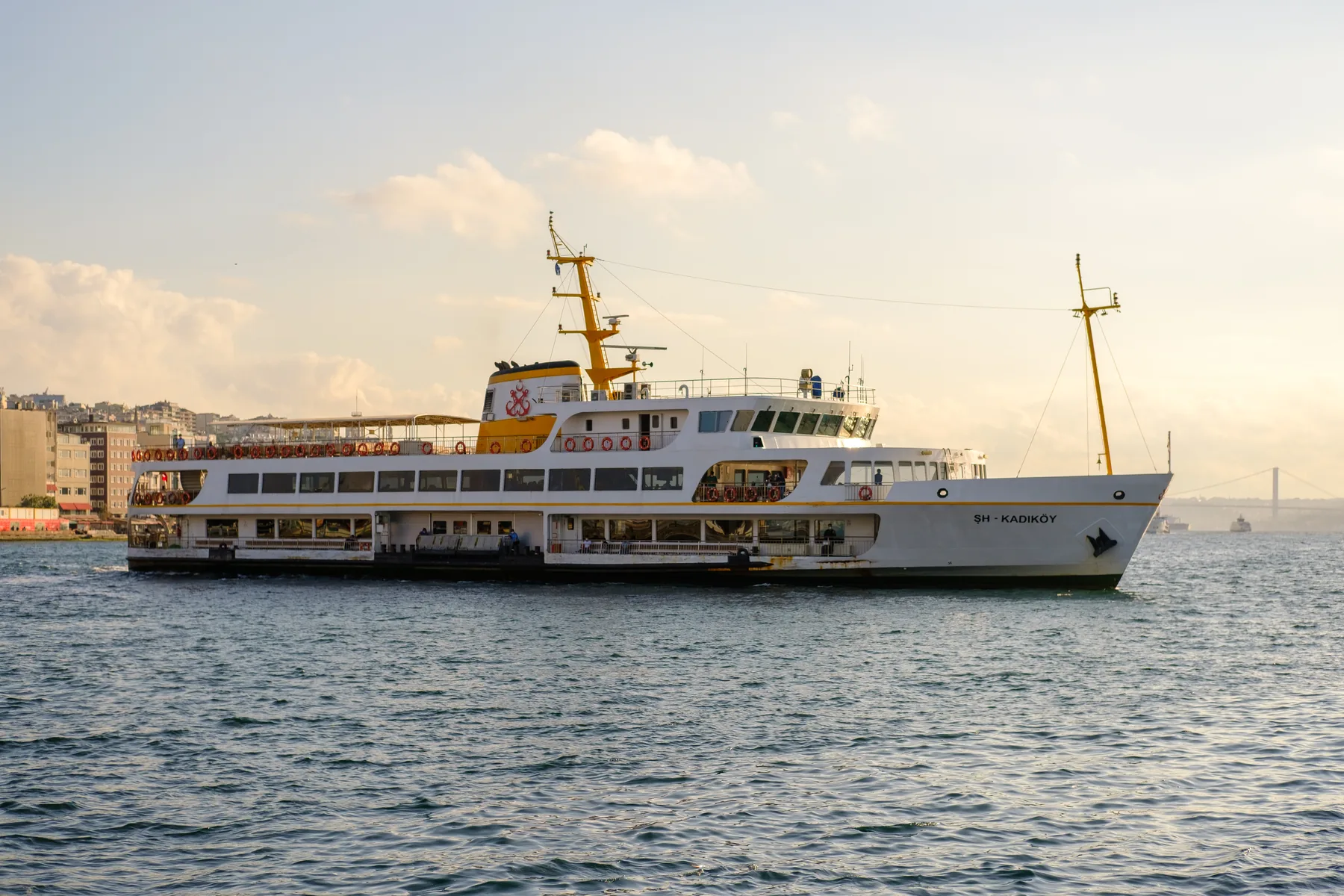 İstanbul Boğazı'nda vapur